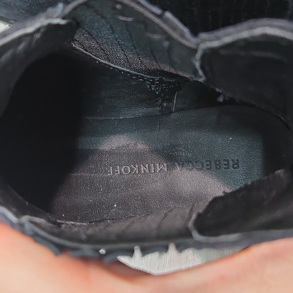 Rebecca Minkoff Women Ankle Leather The Pointed Toe boots shoes sz 6.5M - Picture 8 of 12